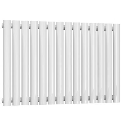 REINA NEVA WHITE SINGLE PANEL HORIZONTAL DESIGNER RADIATOR H550mm x W826mm, RND-HNV14