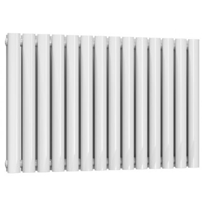 REINA NEVA WHITE DOUBLE PANEL HORIZONTAL DESIGNER RADIATOR H550mm x W826mm, RND-HNV14D