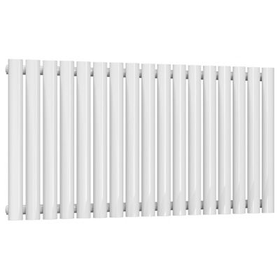 REINA NEVA WHITE SINGLE PANEL HORIZONTAL DESIGNER RADIATOR H550mm x W1003mm, RND-HNV17