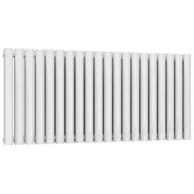 REINA NEVA WHITE DOUBLE PANEL HORIZONTAL DESIGNER RADIATOR H550mm x W1180mm, RND-HNV20D