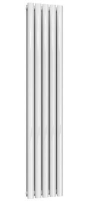 REINA NEVA WHITE DOUBLE PANEL VERTICAL DESIGNER RADIATOR H1500mm x W295mm, RND-NV2915WD