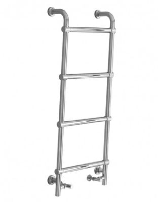  REINA ELTHAM CHROME MILD STEEL DESIGNER TOWEL WARMER H1200mm x W500mm, RNDETH1250C *SPECIAL OFFER*