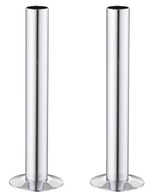TAILORED CHROME 18mm PIPE SLEEVE KIT, Height 130mm, 0330 (TB)