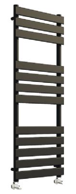 TAILORED QUEENSTOWN MATT BLACK DESIGNER TOWEL WARMER H1200mm x W450mm, 2133 (TB)