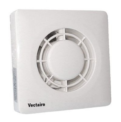 VECTAIRE 'A' WHITE TIMER 10cm BATHROOM/KITCHEN AXIAL EXTRACTOR FAN, A10/4T (P2G) *SPECIAL OFFER*