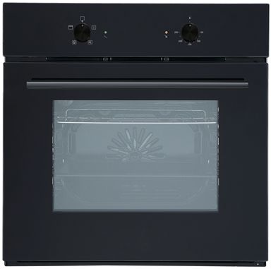CATA 100 - 60cm Slim Depth Black Single True Fan Oven, CUL57MMBK.1