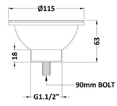 NUIE CHROME FINISH STAINLESS STEEL 90mm BASKET STRAINER WASTE without OVERFLOW, FW313 *SPECIAL OFFER* NUIE CHROME FINISH STAINLESS STEEL 90mm BASKET STRAINER WASTE without OVERFLOW, FW313 *SPECIAL OFFER*