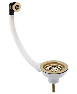 images/NUIE BRUSHED BRASS FINISH 90mm BASKET STRAINER WASTE with OVERFLOW, FW816SRB (P2G)