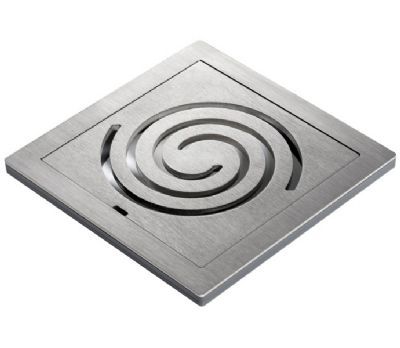 IMPEY AQUA-DEC EASY FIT 'IDENTITY' BRUSHED STAINLESS STEEL TILED FLOOR GULLY with VERTICAL OUTLET, QUAD04BSS/V IMPEY AQUA-DEC EASY FIT 'IDENTITY' BRUSHED STAINLESS STEEL TILED FLOOR GULLY with VERTICAL OUTLET, QUAD04BSS/V