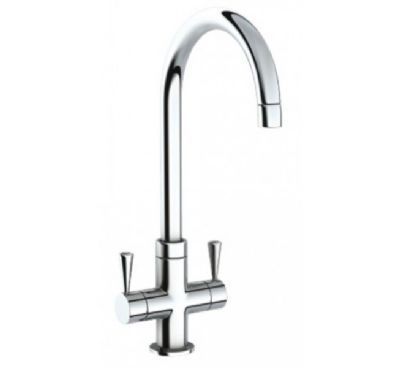 CARRON PHOENIX HENLEY CHROME MONO SINK MIXER TAP with SWIVEL SPOUT, 115.0254.448