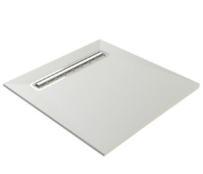 IMPEY AQUA-DEC LINEAR 4 WETROOM FLOOR FORMER 900mm x 900mm for TILED FLOORS, AD4L9090