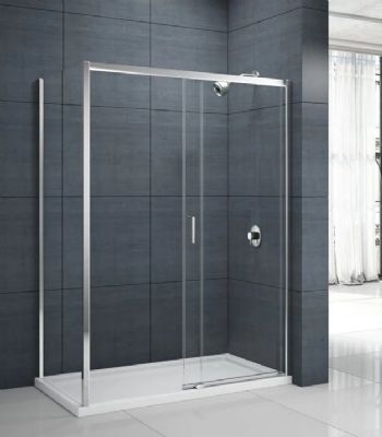 Merlyn MBOX Chrome 1700 Low Level Access Sliding Door R/H (Optional Side Panel), MBSLA1700R Merlyn MBOX Chrome 1700 Low Level Access Sliding Door R/H (Optional Side Panel), MBSLA1700R