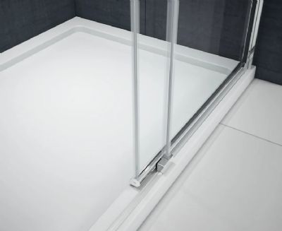 Merlyn MBOX Chrome 1000 Low Level Access Sliding Door R/H (Optional Side Panel), MBSLA1000R Merlyn MBOX Chrome 1000 Low Level Access Sliding Door R/H (Optional Side Panel), MBSLA1000R