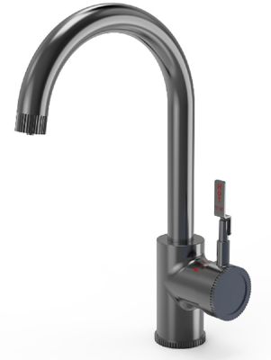  ELLSI FIRM/INDUSTRIAL GUN METAL FINISH 3 IN 1 INSTANT HOT WATER KITCHEN TAP with BOILER & FILTER, PDT-000245-215-52 (EL) *SPECIAL OFFER*
