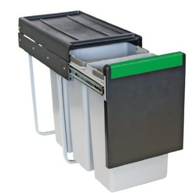 CARRON PHOENIX LINEA 330 WASTE SORTER BIN 3 x 10L, 134.0204.153