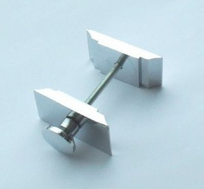ULTRAHEAT TROJAN CHROME CONTEMPORARY TOWEL HANGER BUTTON, TRTHC