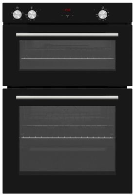CATA 300 - 60cm Black Built-In Double Oven, UBDO901BK