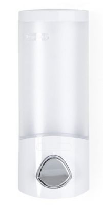 BETTER LIVING PRODUCTS UNO WHITE & CHROME WALL/CORNER SINGLE DISPENSER, 76154-1