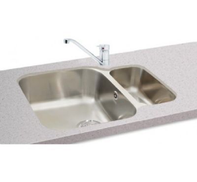 CARRON PHOENIX ZETA 150U UNDERMOUNTED POLISHED STAINLESS STEEL SINK, 122.0167.720